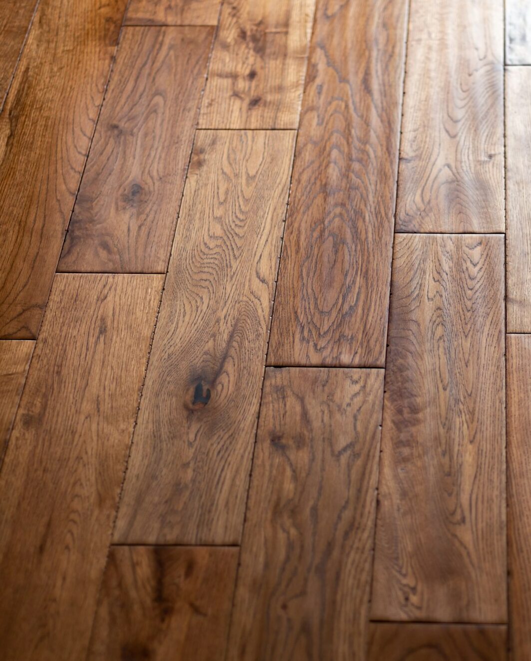 Solid oak wood flooring